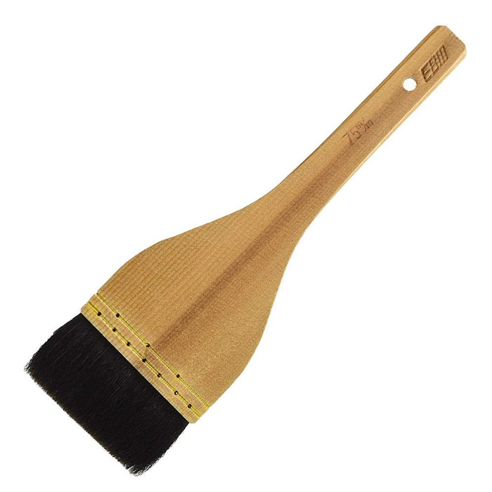 Premium 60mm Black Goat Hair Cooking Brush by Ebm