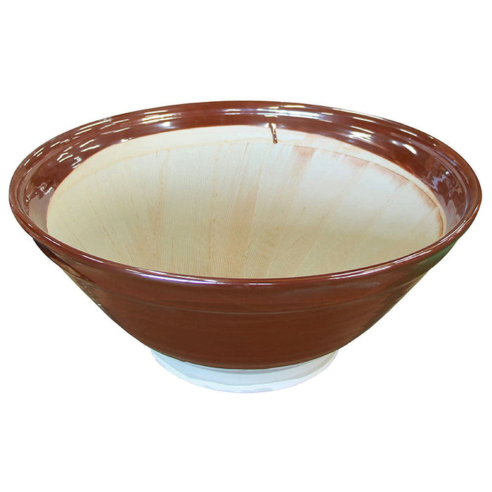 Ebm Mino Ware Suribachi 砂漿 46 公分 - 高效研磨的高級廚房工具