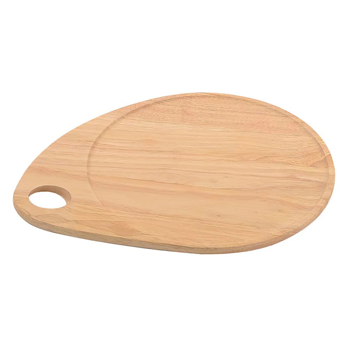 Ebm Japan Rubberwood Pizza Serving Plate - 24.5Cm Premium Quality for Perfect Pizza Presentation