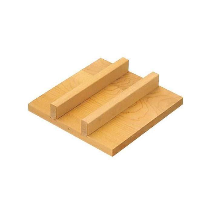 Ebm Japan Sawara Cypress Wooden Lid - 24Cm Square Omelette Pan