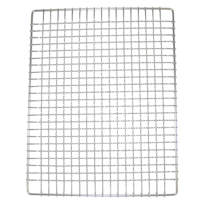 Ebm Stainless Steel BBQ Grill Mesh - 27.5 x 21.5cm Premium Quality for Grilling