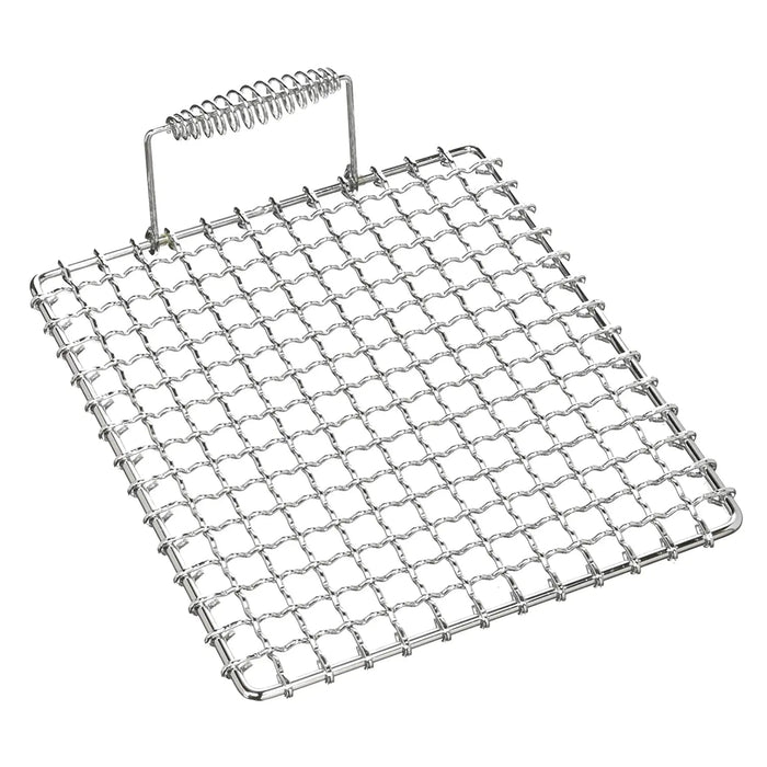 Ebm Stainless Steel BBQ Grill Mesh - Single Handle, 30cm