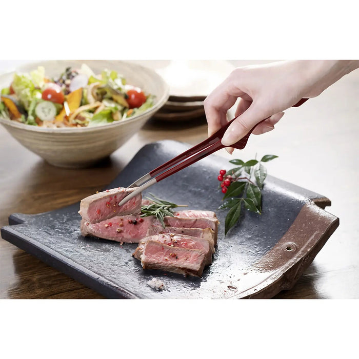 Ebm Stainless Steel Clever Chopstick Tongs - Black, the Ultimate Kitchen Tool