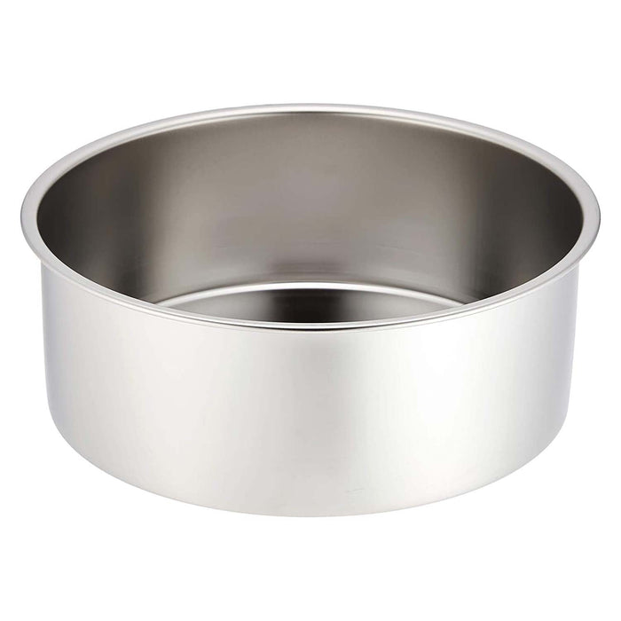 Ebm Stainless Steel 18cm Round Cake Pan - Durable and Versatile