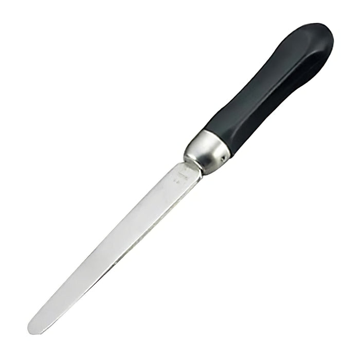 Ebm Stainless Steel Geoduck Clam Knife - Durable Black Handle