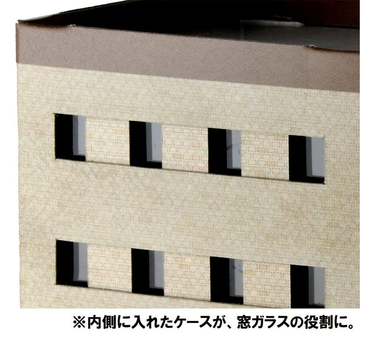 Tomytec Japan Eco-Lake Paper Structure C04 Tennant Building Diorama Supplies