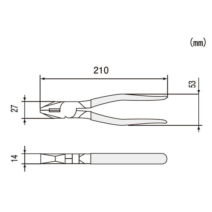 工程師電工鉗 200mm PD-08 相容考試