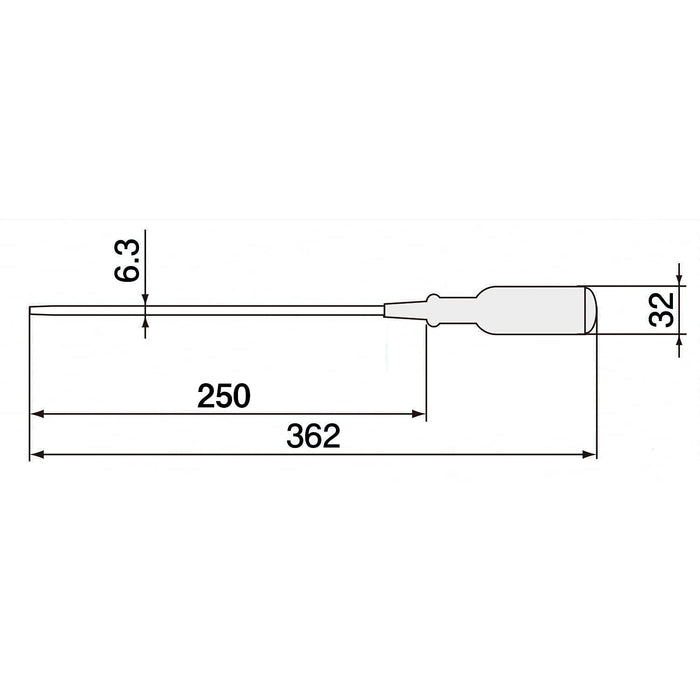 Engineer Long Grip Driver +2(225Mm) Dg-12