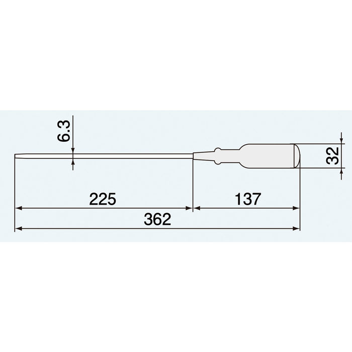 Engineer Long Grip Driver 6.0x0.8mm 225mm DG-11