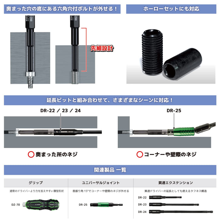 工程师 Nejisaurus Mogura DBZ-410 0.89mm 六角孔螺栓搪瓷套装