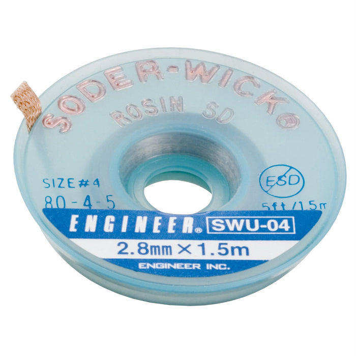 Engineer SWU-04 2.8mmx1.5m Solder Wick Blotting Wire