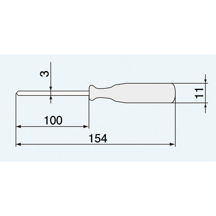 Engineer Standard Driver 2.6x0.35 100mm DS-14