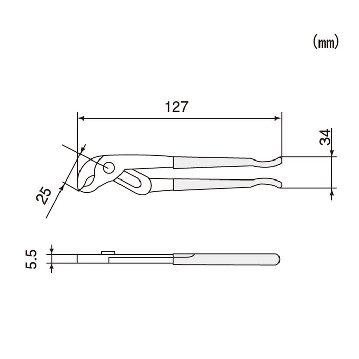 Engineer Water Pump Pliers 125mm PW-05