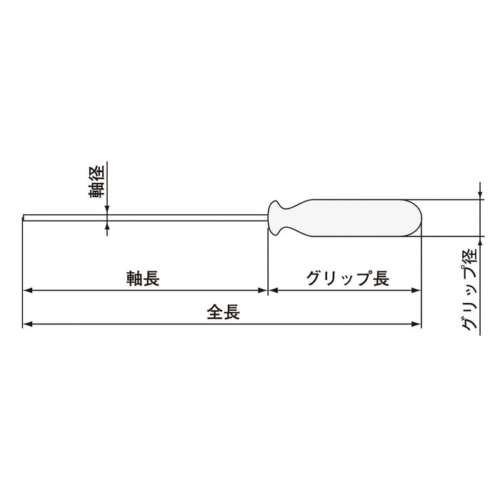 工程师 DH-20 六角螺丝刀 2.0 毫米