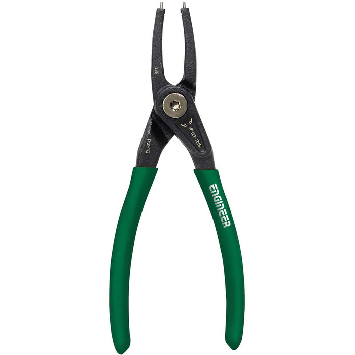 Engineer PZ-18 Snap Ring Pliers #10-25 C/R/B Shape Green