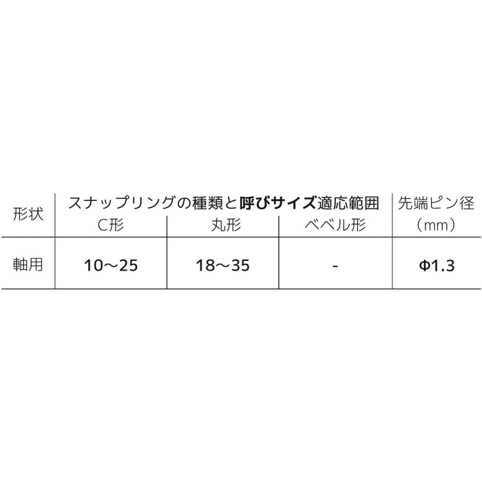 Engineer PZ-16 軸用卡環鉗 C/圓形