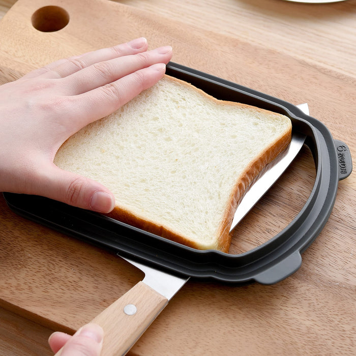 Arnest A-77704 Bread Cut Guide - Thinly Slice 5-6 Slices for Sandwiches, Made in Japan