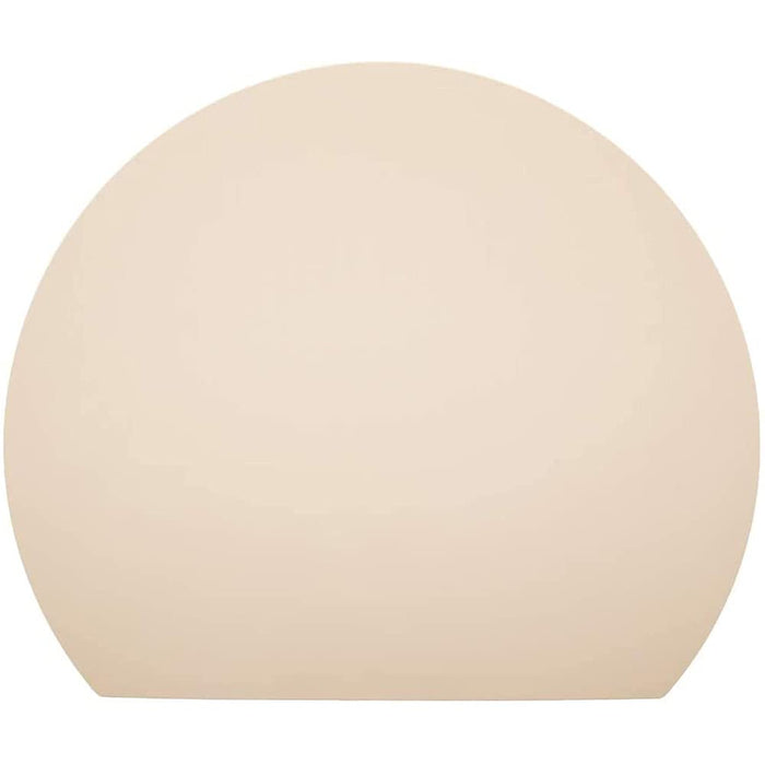 Aimedia Round Cutting Board Japan 29X35Cm Dishwasher Safe Heat Resistant Beige