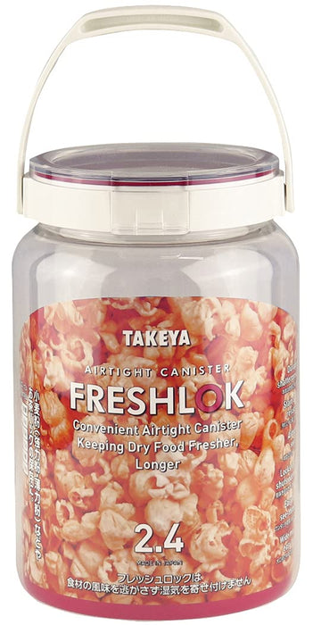 Takeya Japan 2.4L Fresh Lock Container - One-Touch Open/Close