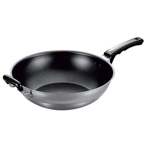 Fujinos 31Cm Stainless Steel Non-Stick Induction Wok - Premium Quality