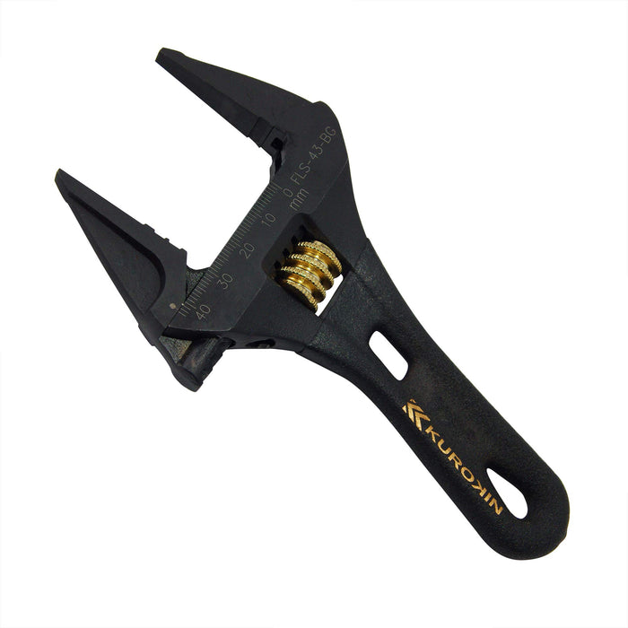 Fujiya FLS-43-BG Light Short Monkey Wrench 43mm Black Gold Grip