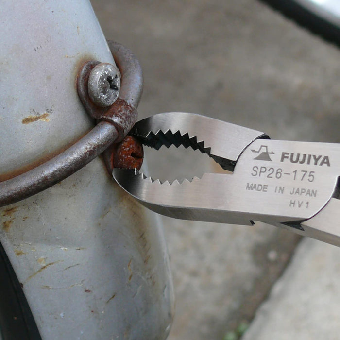 Fujiya SP26-175 Screw Pliers 175mm Removing Crushed Screws