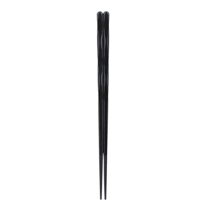 Fukui Craft Menhori Chopsticks Resin Black - Premium Japanese Utensils