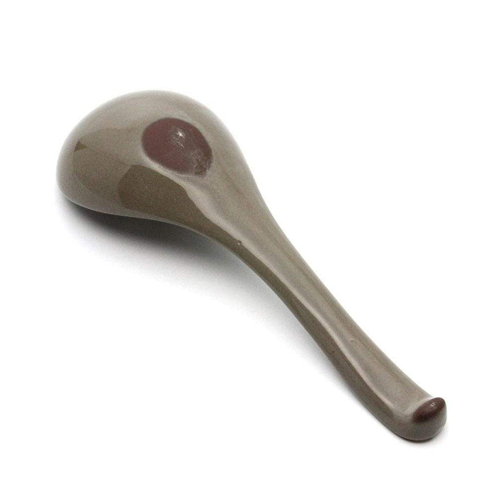 Ginpo Banko Ware Renge Soup Spoon & Spoon Rest Small - Rest for Spoons