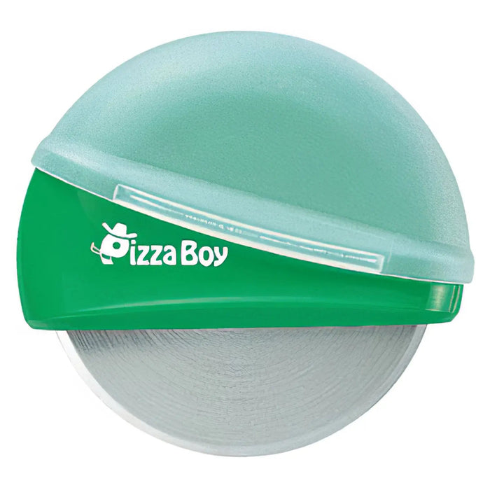 GS Home Products Stainless Steel Pizza Cutter Wheel - Green, Efficient and Durable