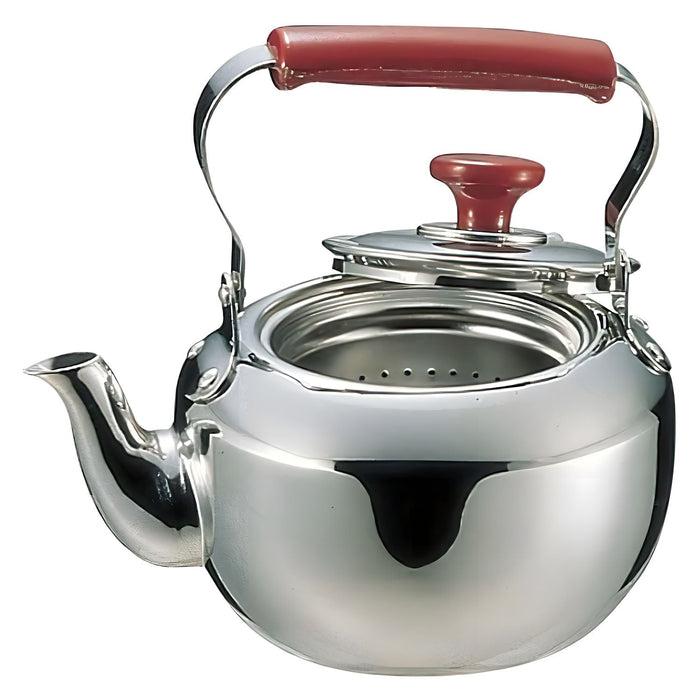 Premium 1000ml Stainless Steel Kyusu Teapot by Gyokkodou