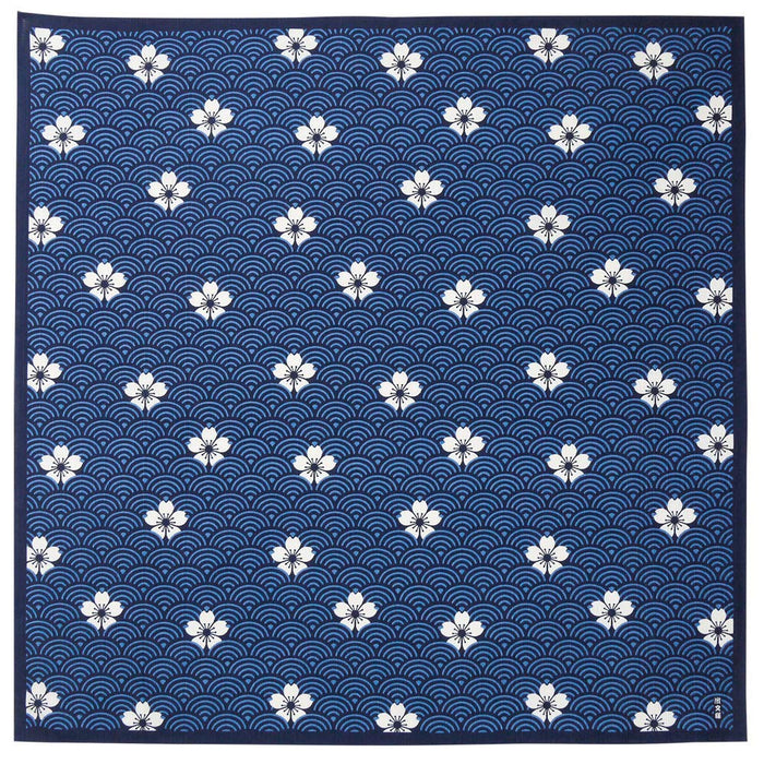 Furoshiki Sakura Seigaiha 70Cm - Japanese Inner Cloth