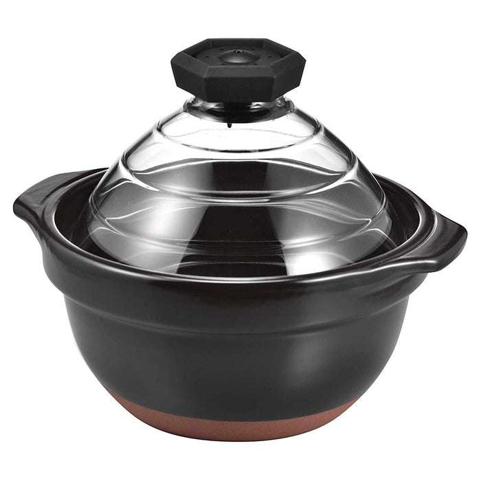 Hario Rice Pot 2-3 Cup GNR-200-B Glass Lid