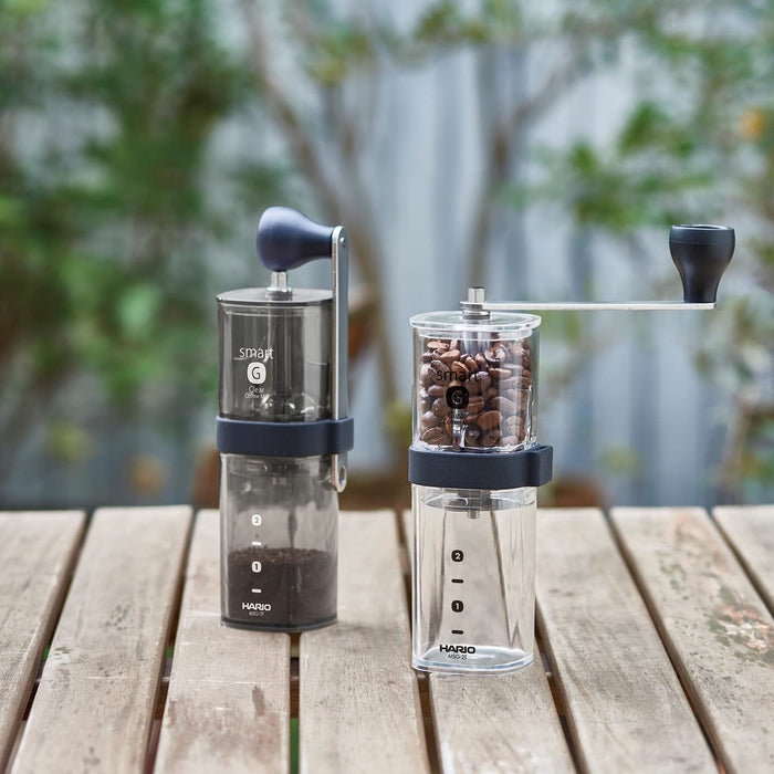 Hario Smart G Coffee Mill - Transparent Black Japan