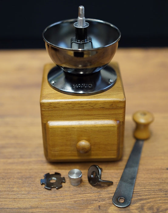 Hario Mm-2 Brown Hand Coffee Grinder - Compact Mill from Japan