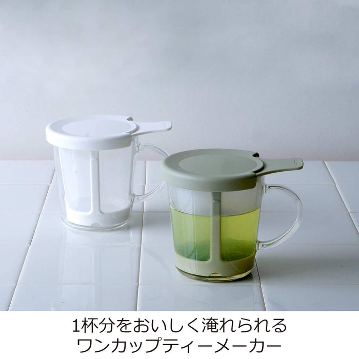 Hario One Cup Tea Maker 170ml Smoky Green Oct-1-SG