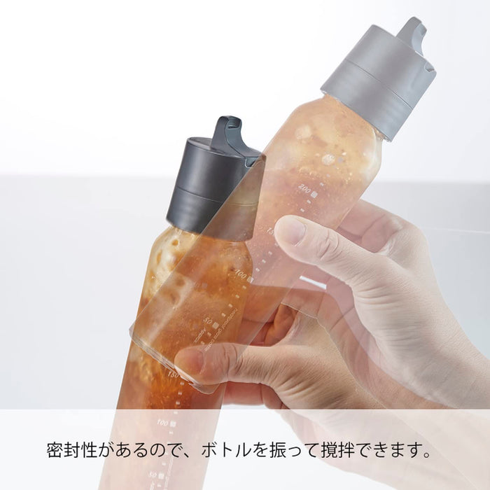 Hario 240Ml 黑色调味瓶 - 一键式设计