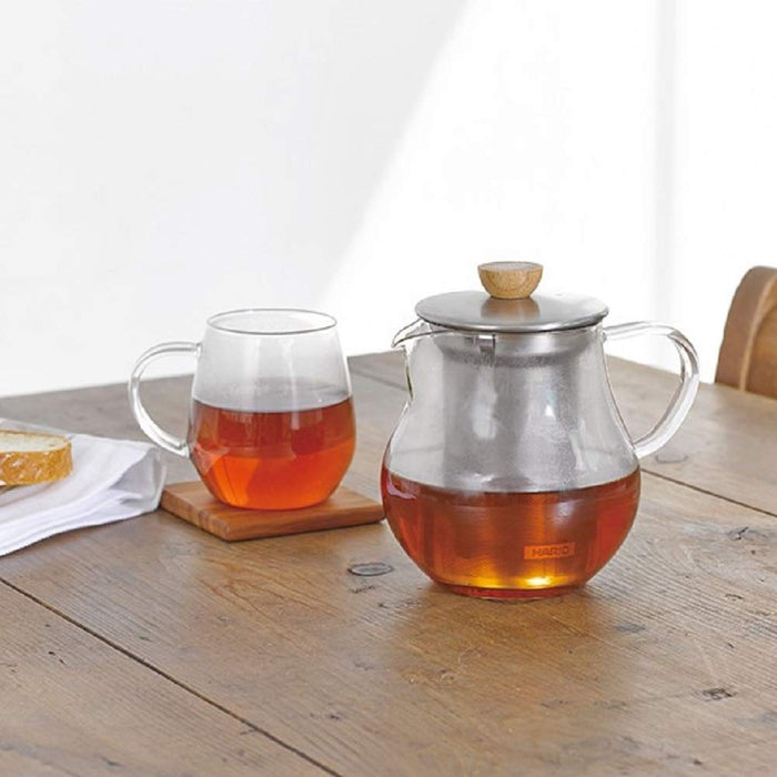 Hario TPC-45HSV 450mL Heat Resistant Glass Tea Pitcher