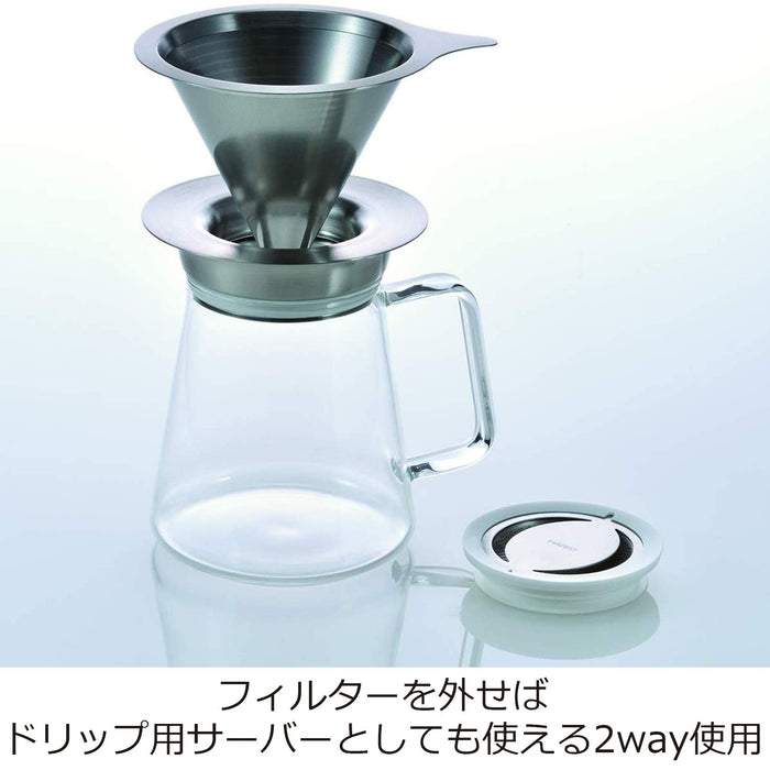 Hario TS-70-Hsv 茶壶 700ml 透明壶嘴 360°