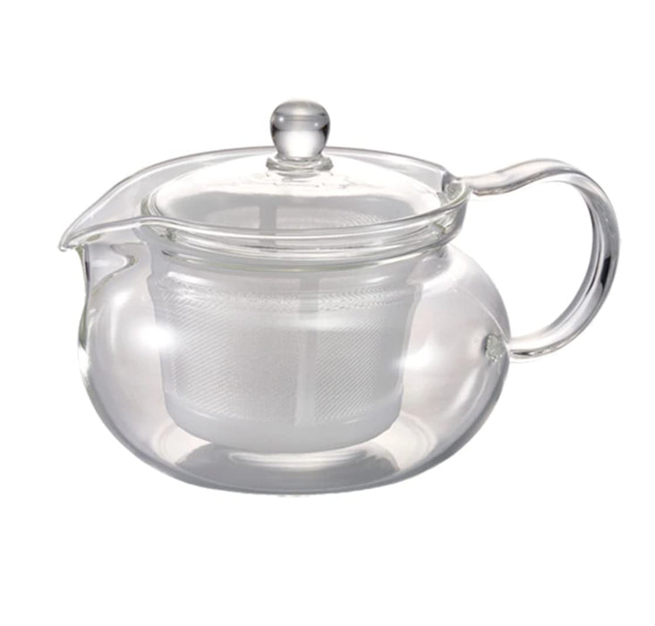 Hario Ayaori Teapot 450ml Heat-Resistant Glass Japan Microwave Dishwasher Safe