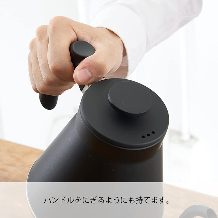 Hario V60 Drip Kettle Gas-IH Compatible 800ml VKF-120-MB