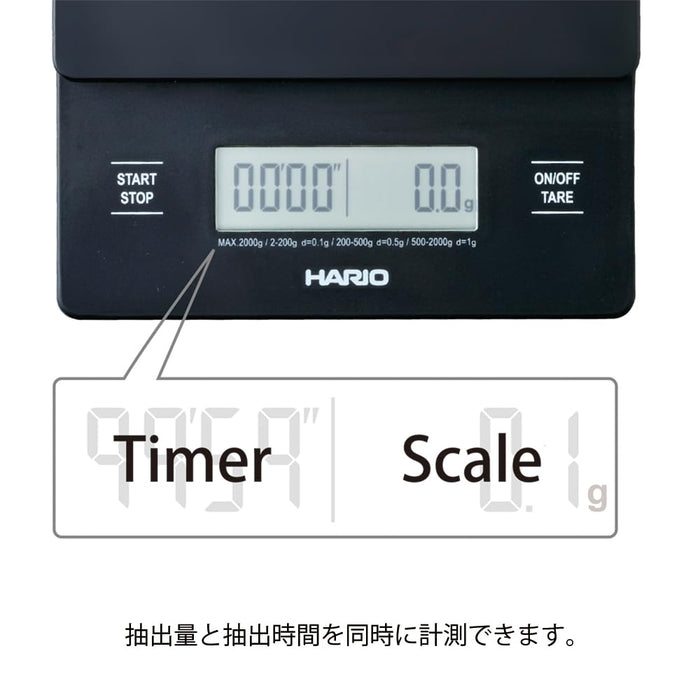 Hario V60 滴水秤 VSTN-2000B 黑色