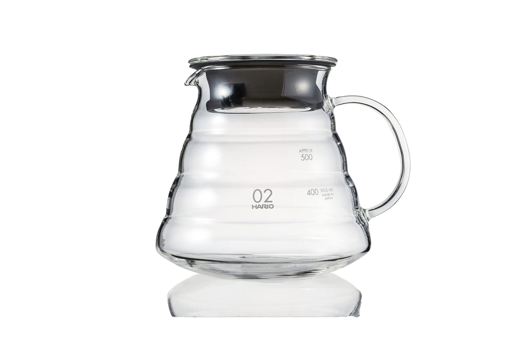 Hario V60 玻璃勺 600 毫升 2-5 杯 微波炉安全 XGSR-60-TB