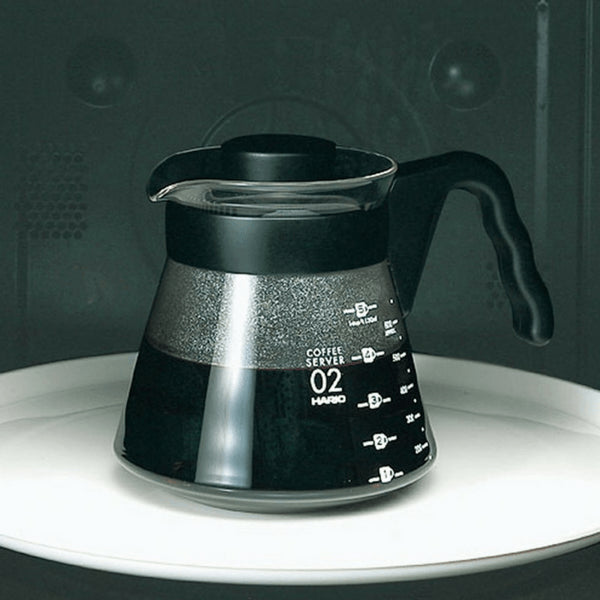 Hario V60 玻璃咖啡壶带斜角手柄（450 毫升）