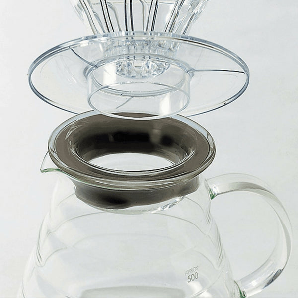 Hario V60 Glass Coffee Server with Lid & Handle - XGS-36TB (360ml)