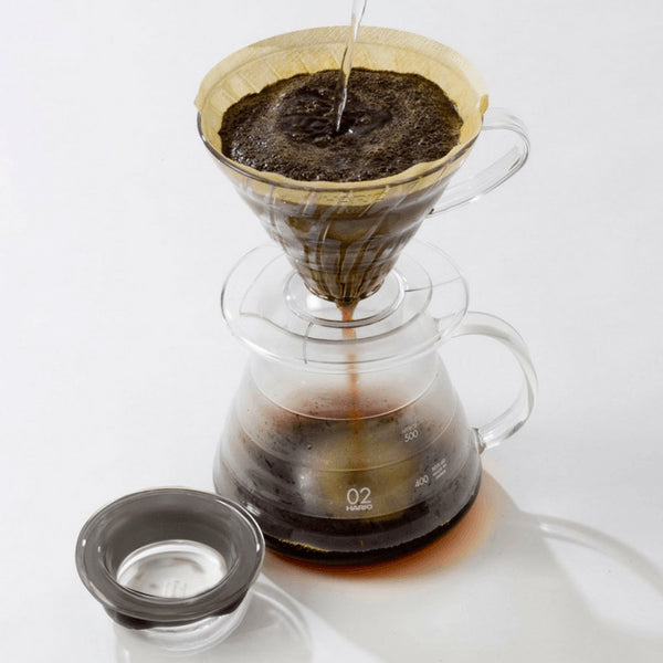 Hario V60 Glass Coffee Server with Lid & Handle - XGS-36TB (360ml)