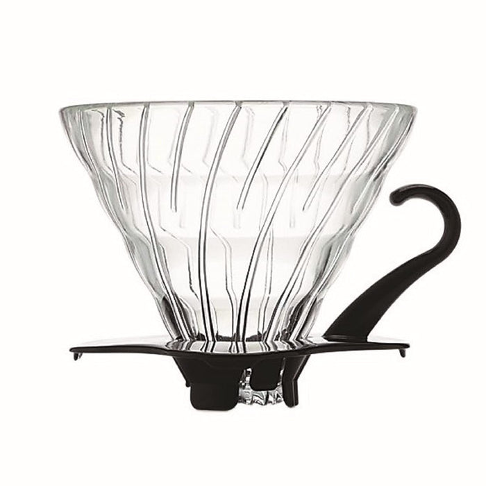 Hario V60 VDG-02B Glass Dripper 1-4 Cups Japan Black