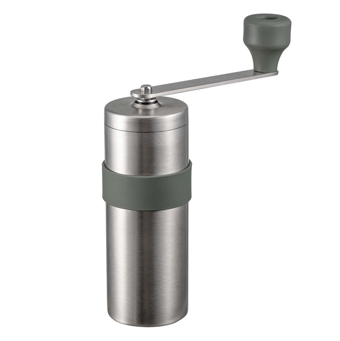 Hario V60 Metal Coffee Grinder - Made in Japan, Silver (O-Vmm-1-Hsv)