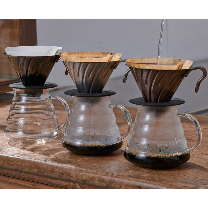 Hario V60 Metal Dripper VDM-02Hsv 1-4Cups Silver Japan