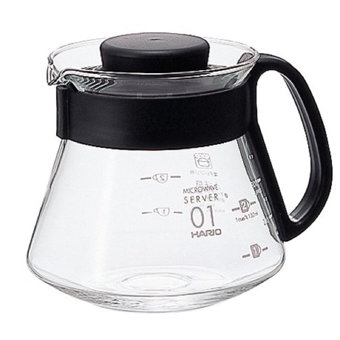 Hario V60 系列服务器 360 毫升 黑色 - 日本制造 Xvd-36B