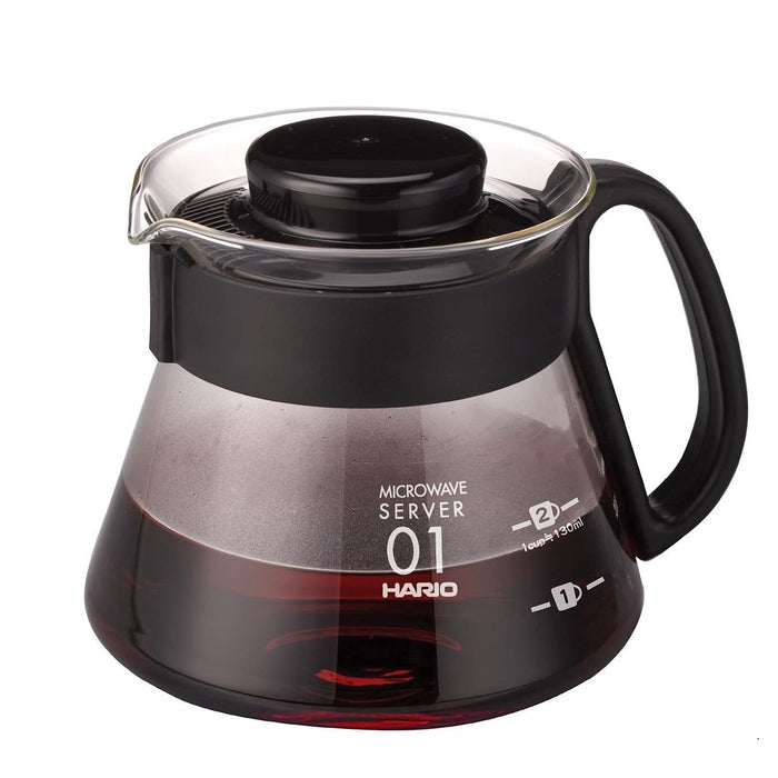 Hario V60 系列伺服器 360ml 黑色 - 日本製造 Xvd-36B